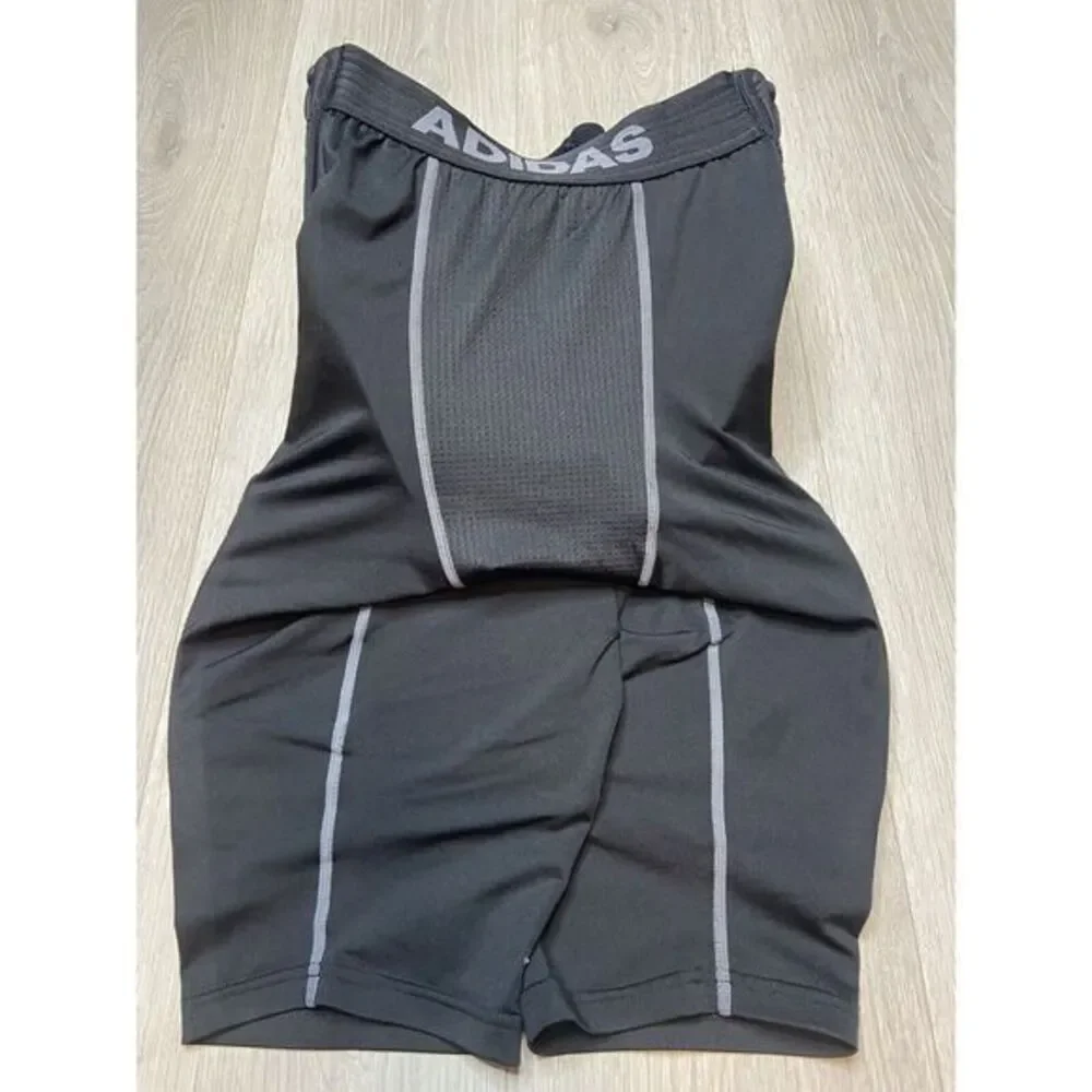 Adidas Football Shorts Padded Griddle Men Large Climacool Force Integrated Black